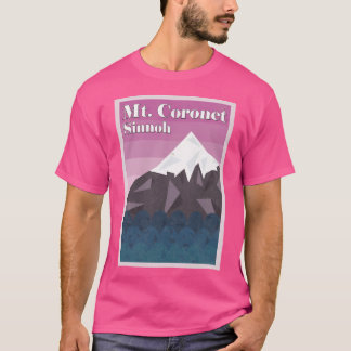 T-shirt Mont Coronet (Grunge Texture)