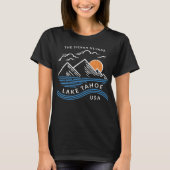 T-shirt Mont du lac Tahoe Sierra Nevada (Devant)