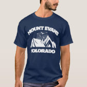 T-shirt Mont Evans, Colorado (Devant)