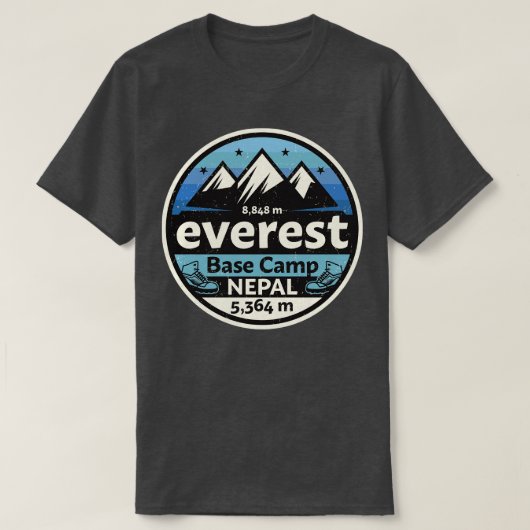 T-shirt Mont Everest Base Camp 4 (Design devant)