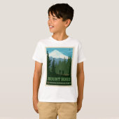 T-shirt Mont Hood | Oregon (Devant entier)