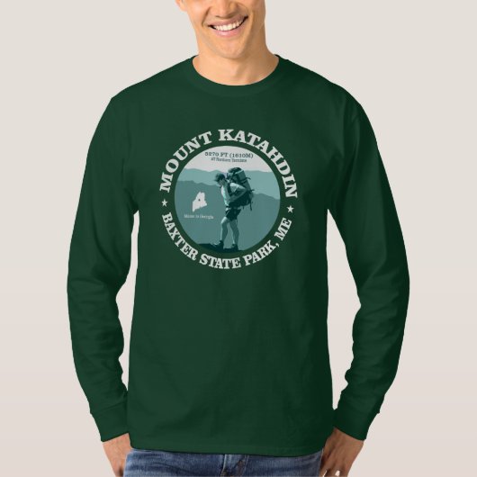 T-shirt Mont Katahdin (Devant)