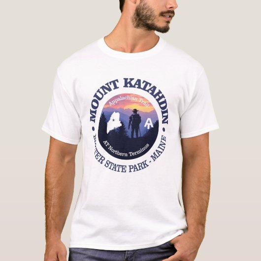 T-shirt Mont Katahdin (rd2) (Devant)