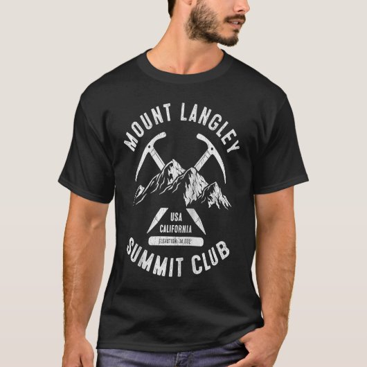T-shirt Mont Langley Summit Club I A Grimpé Le Mont Langle (Devant)