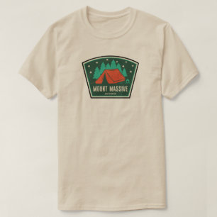 T-shirt Mont Massive Wilderness Colorado Camping