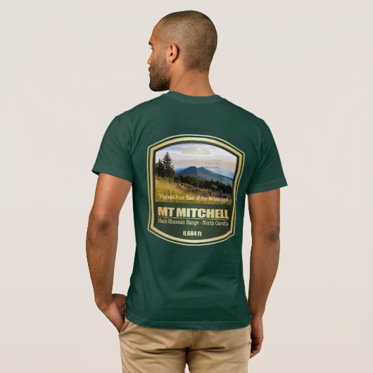 T-shirt Mont Mitchell (PF) (Dos entier)