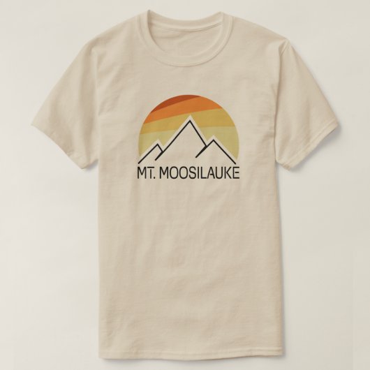 T-shirt Mont Moosilauke New Hampshire Retro (Design devant)