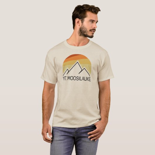 T-shirt Mont Moosilauke New Hampshire Retro (Devant entier)