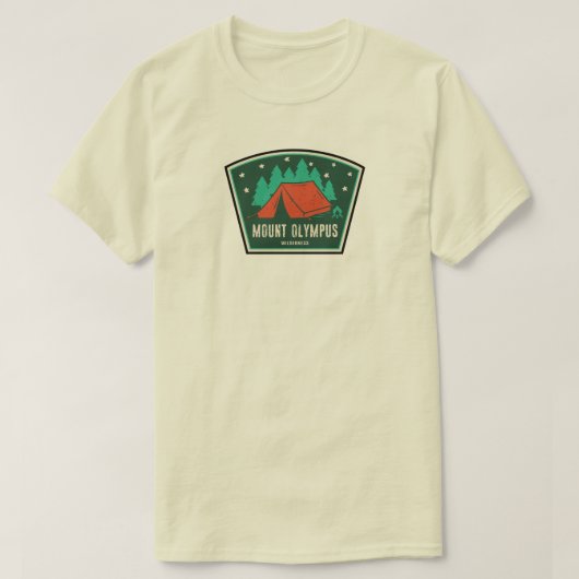 T-shirt Mont Olympus Wilderness Utah Camping (Design devant)