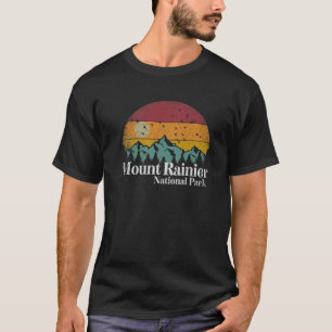 T-shirt Mont-Rainer Montagnes du parc national du Mont-Rai