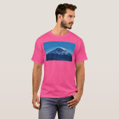 T-shirt Mont Rainier Avec Nuage Lenticulaire (Peinture À L (Devant entier)