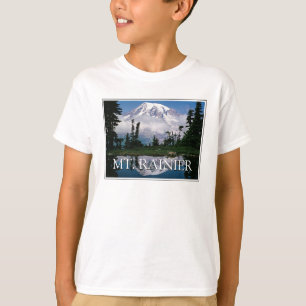 T-shirt Mont Rainier Reflet dans un étang de montagne