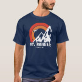 T-shirt Mont Rainier Washington Sun Eagle (Devant)