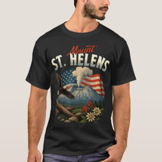 T-shirt Mont Saint-Hélène Souvenir Washington Volcano