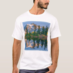 T-shirt Mont Shuksan reflété dans le lac Reflection