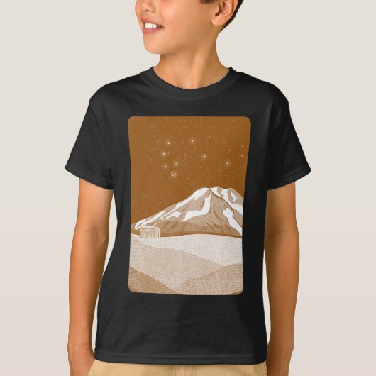 T-shirt Mont Taranaki (Devant)