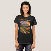 T-shirt Mont Timpanogos Utah Montagne Voyage Rétro (Devant entier)