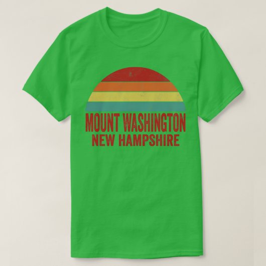 T-shirt Mont Washington New Hampshire (Design devant)