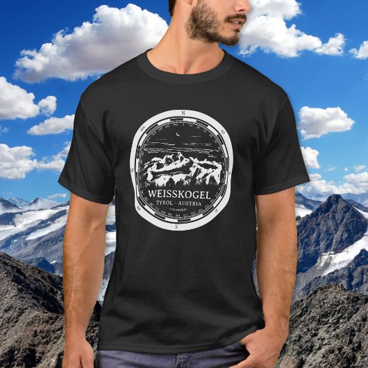 T-shirt Mont Weisskogel - Tirol Autriche Alpes