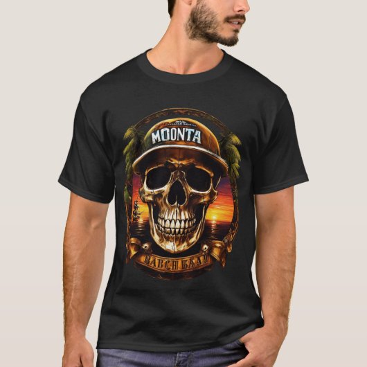 T-shirt 'Monta Beach Biker' (Devant)