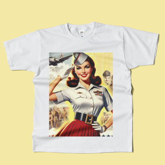 T-shirt Montage militaire rétro