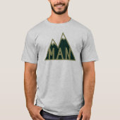 T-shirt Montagnard [vert] (Devant)