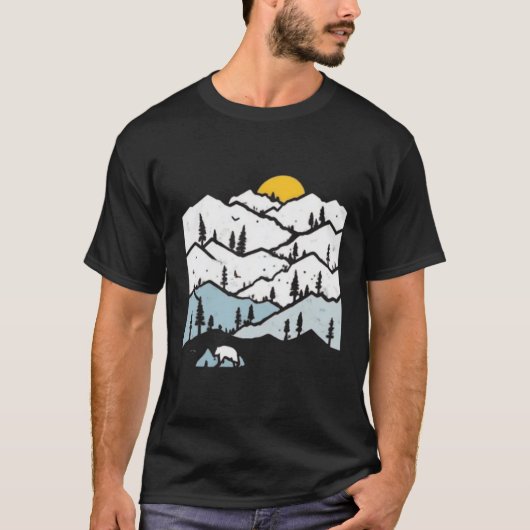 T-shirt Montagne (Devant)