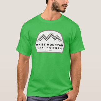 T-shirt Montagne Blanche Californie CA Montagnes Randonnée