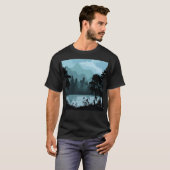 T-shirt Montagne bleue (Devant entier)