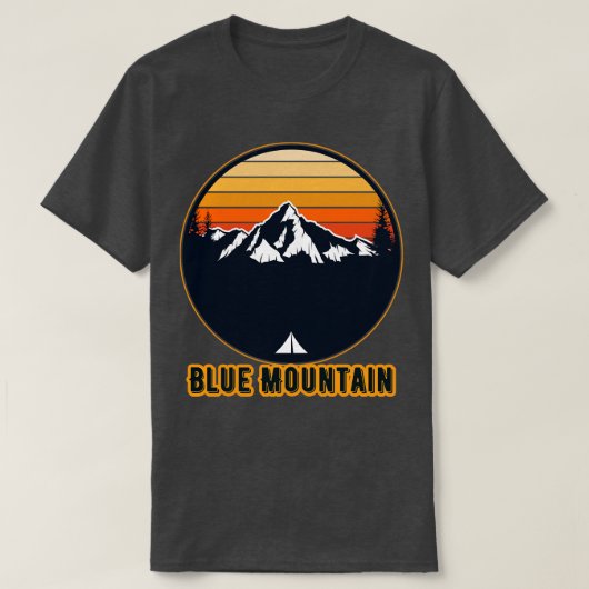 T-shirt Montagne bleue (Design devant)