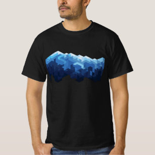 T-shirt montagne de neige