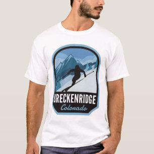 T-shirt Montagne de ski de Breckenridge Colorado