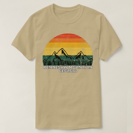 T-shirt MONTAGNE DU KENNESAW Géorgie (Design devant)