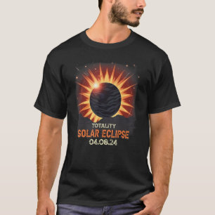 T-shirt Montagne esthétique Total Éclipse Solaire 2024 Tot
