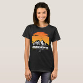 T-shirt Montagne et forêt Silhouette 145 (Devant entier)