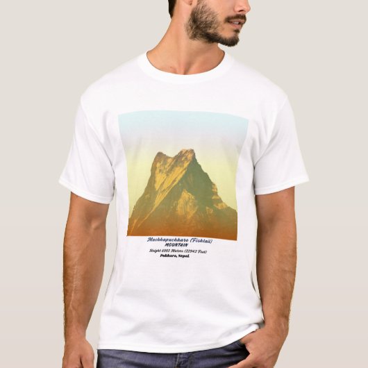 T-shirt Montagne Machhapuchhare (Devant)