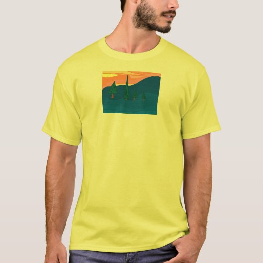 T-shirt MONTAGNE ROCHEUSE HAUTE - chemise (Devant)