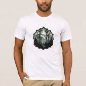 T-shirt Montagne vintage (Devant)