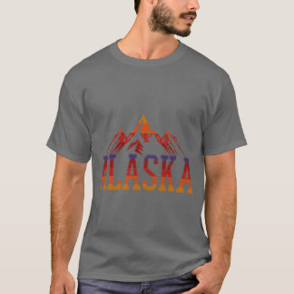 T-shirt Montagne vintage d'Alaska