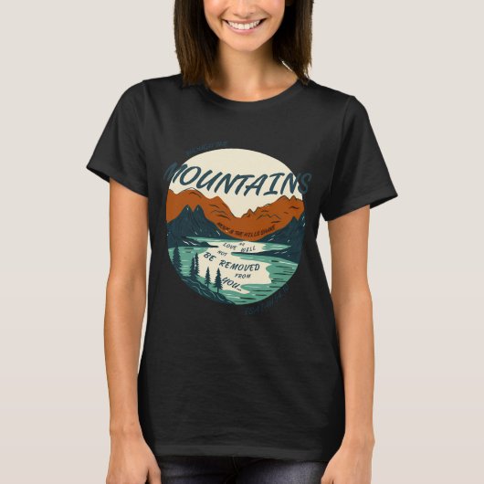 T-shirt montagnes (Devant)