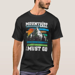 T-shirt Montagnes Call Nature Camping Randonnée Outdoorsma
