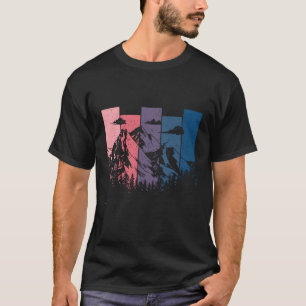 T-shirt Montagnes Camg extérieur désorganisé