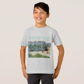T-shirt Montagnes de l'Alaska (Devant entier)