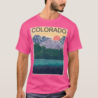 T-shirt Montagnes Du Colorado Actif
