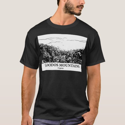 T-shirt Montagnes du Troodos - Chypre Active (Devant)