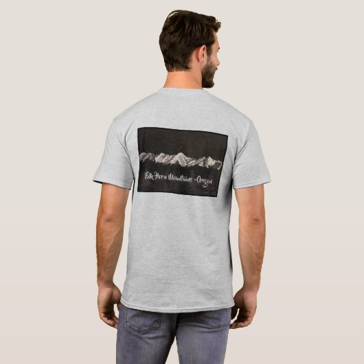 T-shirt Montagnes Elk Horn (Dos entier)