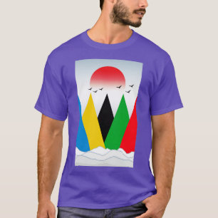 T-shirt Montagnes Limite verticale Randonnée dan Alpinisme