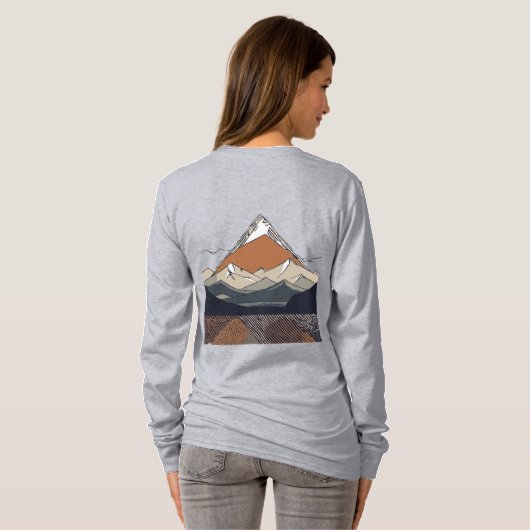 T-shirt "Montagnes majestueuses" (Dos entier)