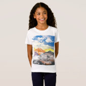 T-Shirt Montagnes (montage photo) 1 (Devant entier)