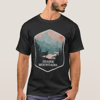 T-shirt Montagnes Ozark Arkansas Vintage AR Randonnée Moun
